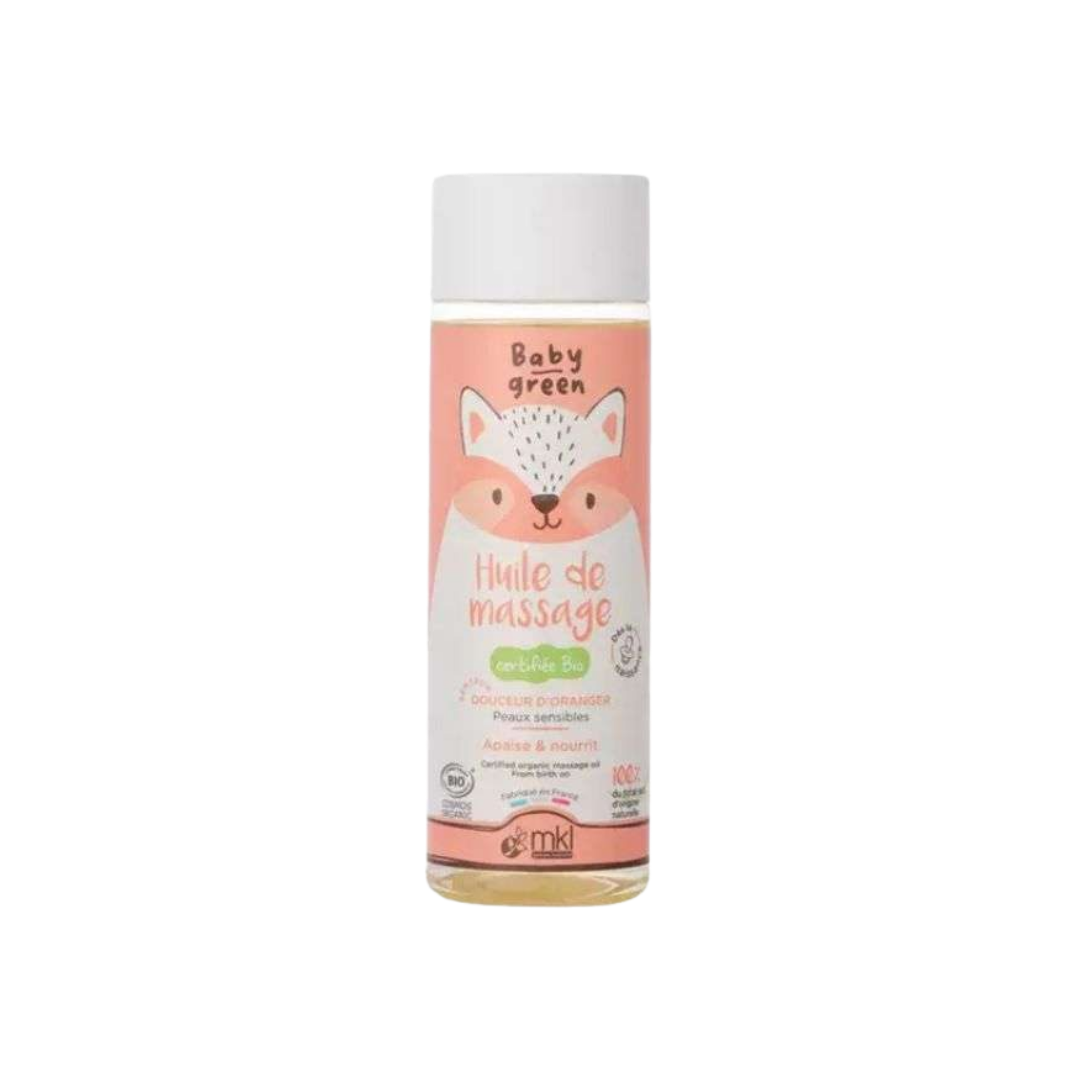 Elba-lait-bronzant-protecteur-spf30-100ml-2025-04-25T160258.956-1.png MKL Baby Green Huile de Massage Bio 100ml – Image 1