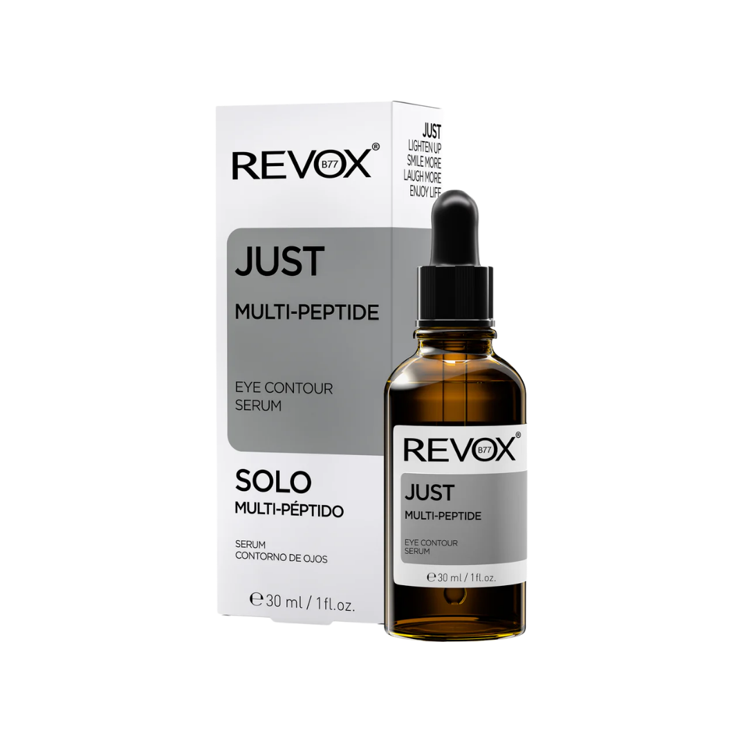 Elba-lait-bronzant-protecteur-spf30-100ml-2025-04-26T111059.482-1.png Revox B77 Just Multi Peptides Eye Contour 30ml – Image 1