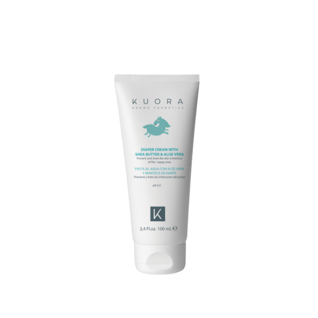 Elba-lait-bronzant-protecteur-spf30-100ml-24-1.png KUORA - Diaper cream with SHEA BUTTER & ALOE VERA 100ml – Image 1