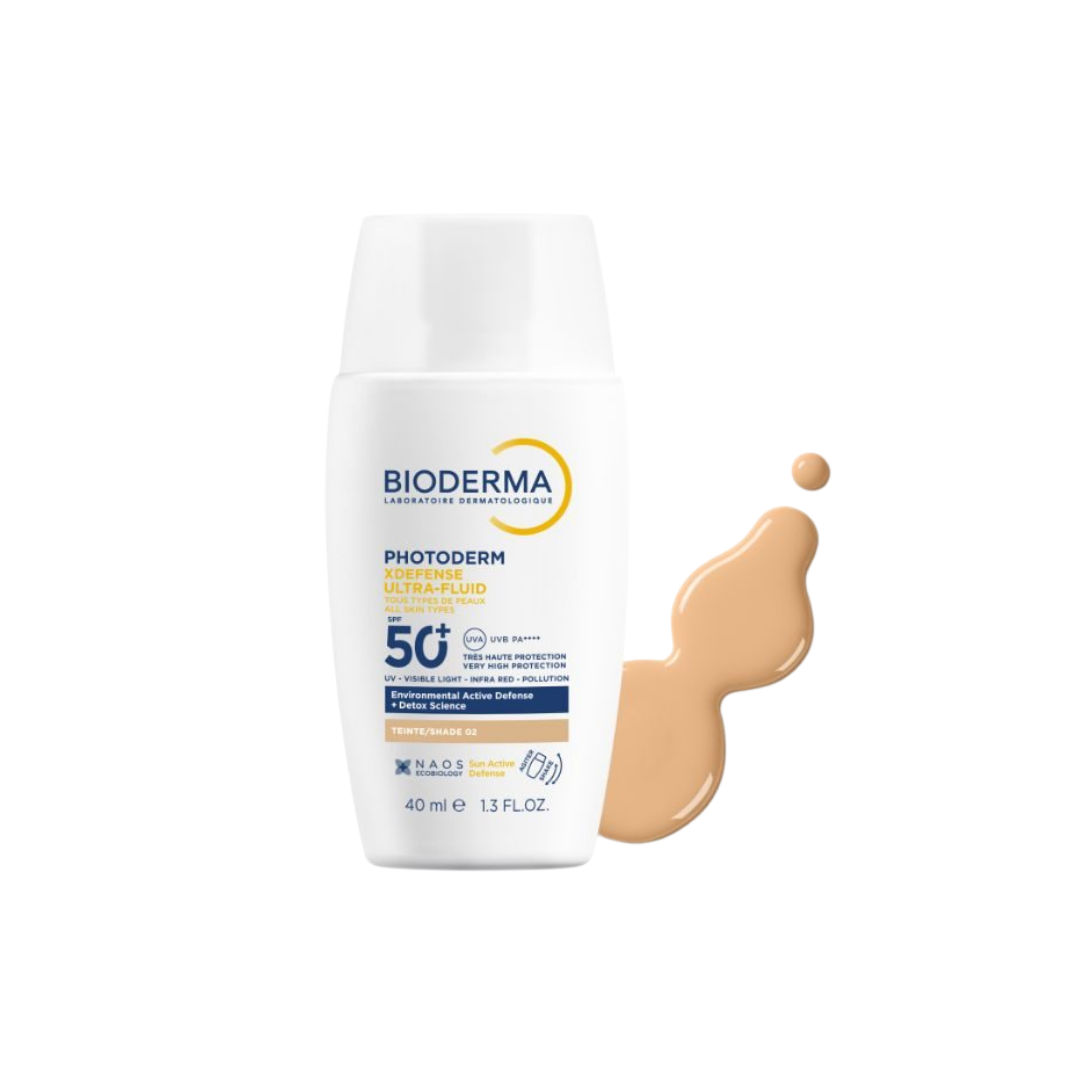 Elba-lait-bronzant-protecteur-spf30-100ml-83-1.png Bioderma Photoderm Xdefense Ultra Fluide 02 Teinte spf50+ 40ml – Image 1