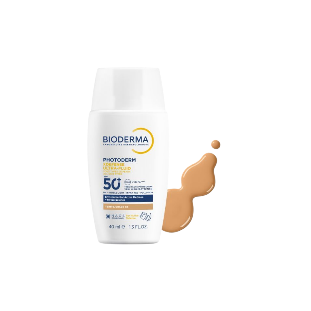 Elba-lait-bronzant-protecteur-spf30-100ml-85-1.png Bioderma Photoderm Xdefense Ultra Fluide 03 Teinte spf50+ 40ml – Image 1