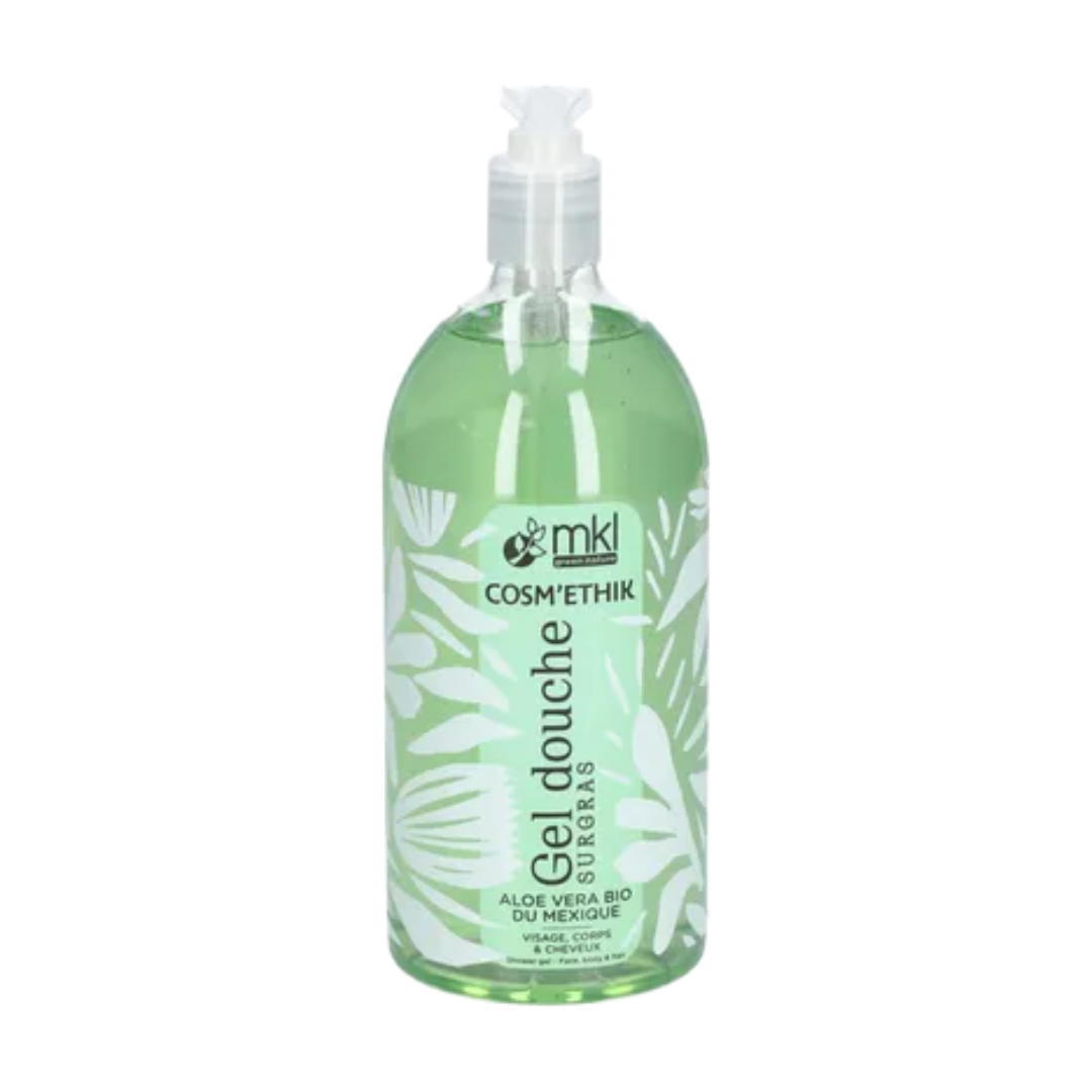 Elba-lait-bronzant-protecteur-spf30-100ml-99-1.png MKL Cosm'ethik Gel Douche Aloe Vera Bio 1L – Image 1