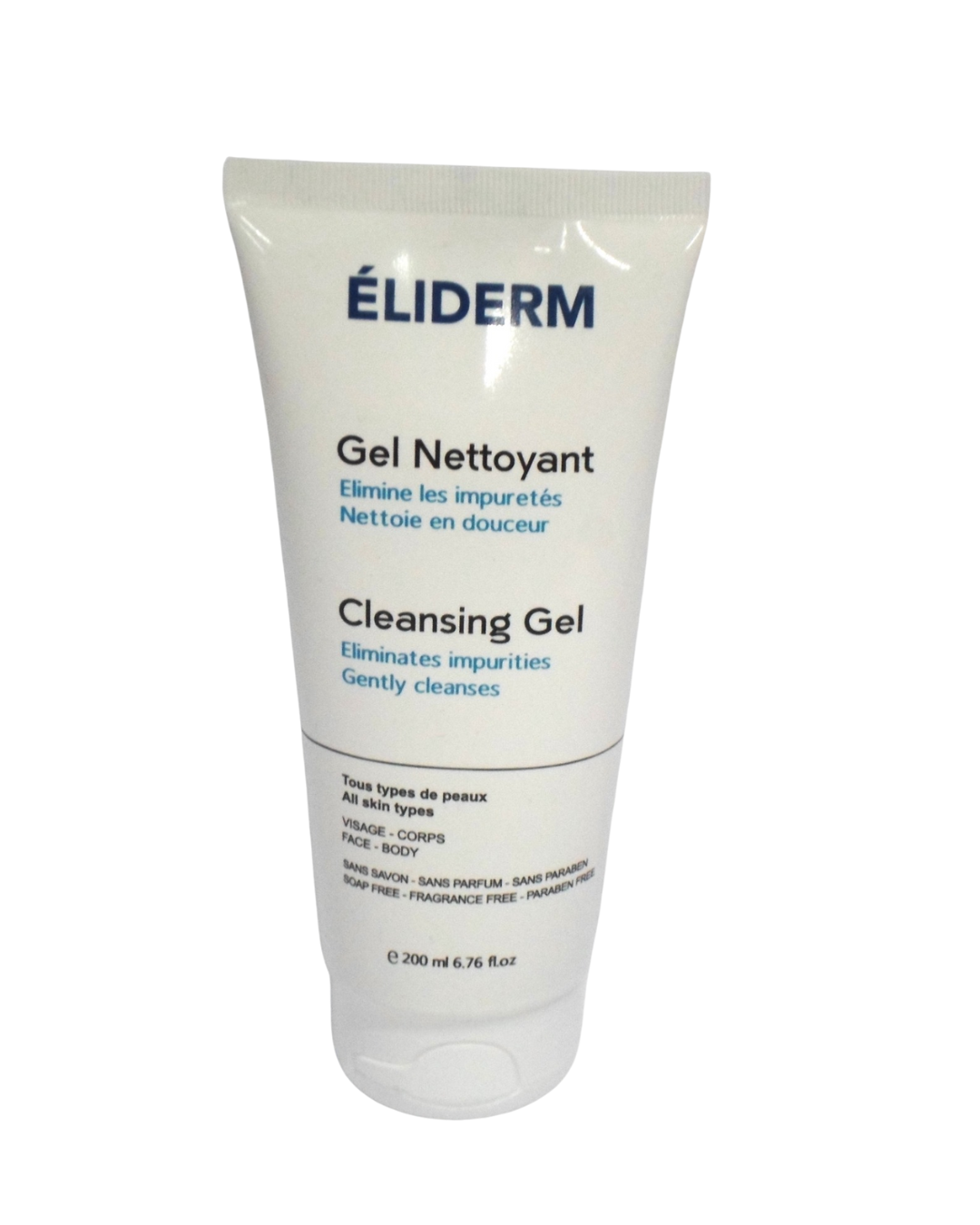 Eliderm-gel-nettoyant-200ml-1.png Eliderm Gel Nettoyant 200ml – Image 1