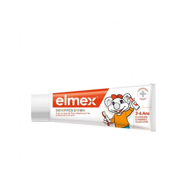 Elmex-Dent-enfant-3-6-ans-50ml-1.jpg Elmex Dentifrice enfant 3-6 ans 50ml – Image 1