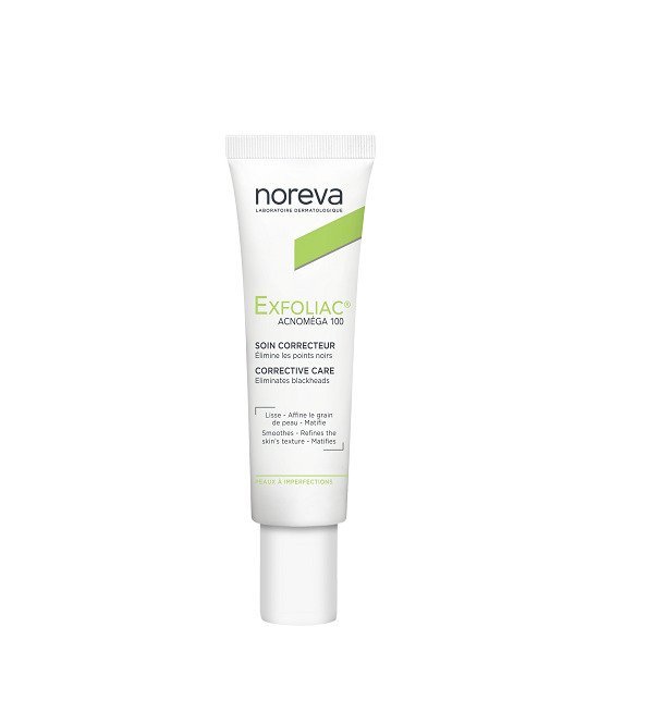 Exfoliac-Acnomega-100-1.jpg NOREVA EXFOLIAC ACNOMÉGA 100 SOIN CORRECTEUR 30ml – Image 1