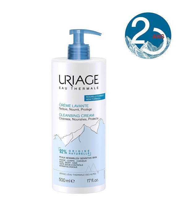FLACON-URIAGE-500-ML-1B-HD-1.jpg Uriage - Crème Lavante - 500 ml – Image 1