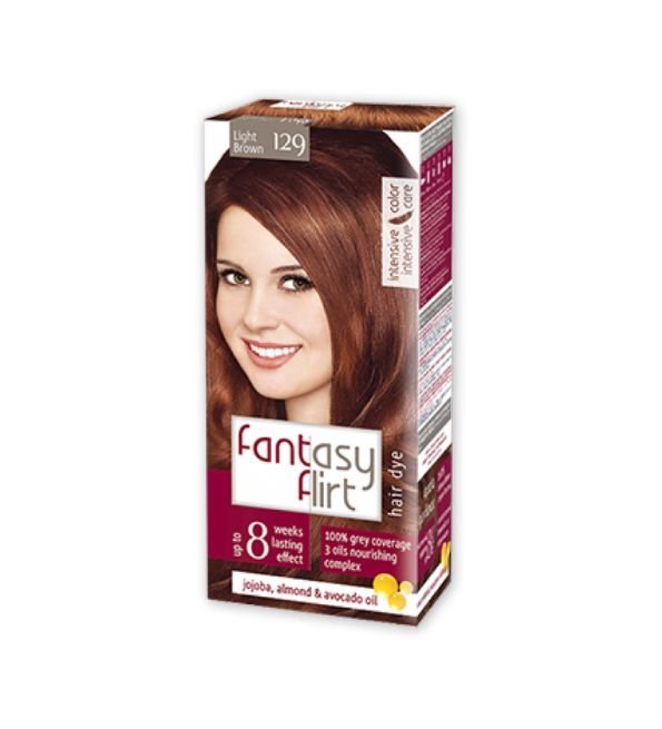Fantasy-Flirt-hair-dye-color-n°-129-brun-clair-108ml.jpg Fantasy Flirt Hair Dye Color n° 129 Brun Clair 108ml – Image 1
