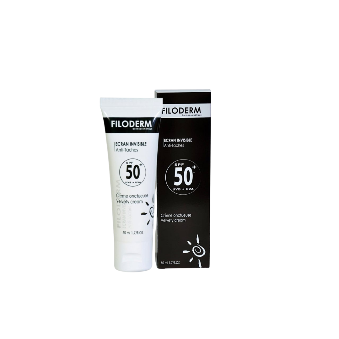 Filoderm-Ecran-invisible-anti-taches-spf50-50ml.png Filoderm Ecran Invisible Anti-taches Spf50+ 50ml – Image 1