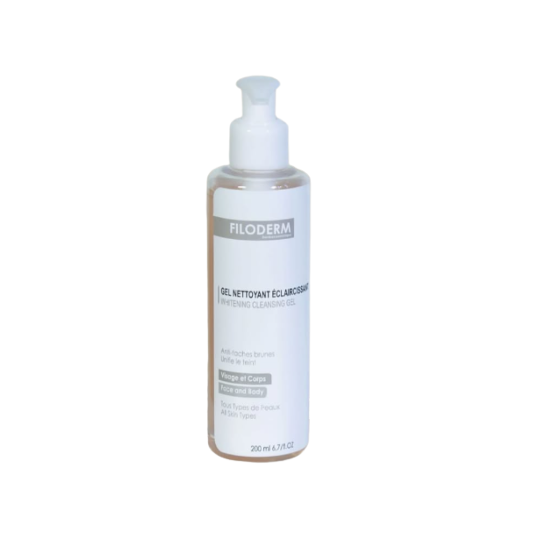Filoderm-gel-nettoyant-eclaircissante-200ml.png Filoderm Gel Nettoyant Eclaircissante 200ml – Image 1