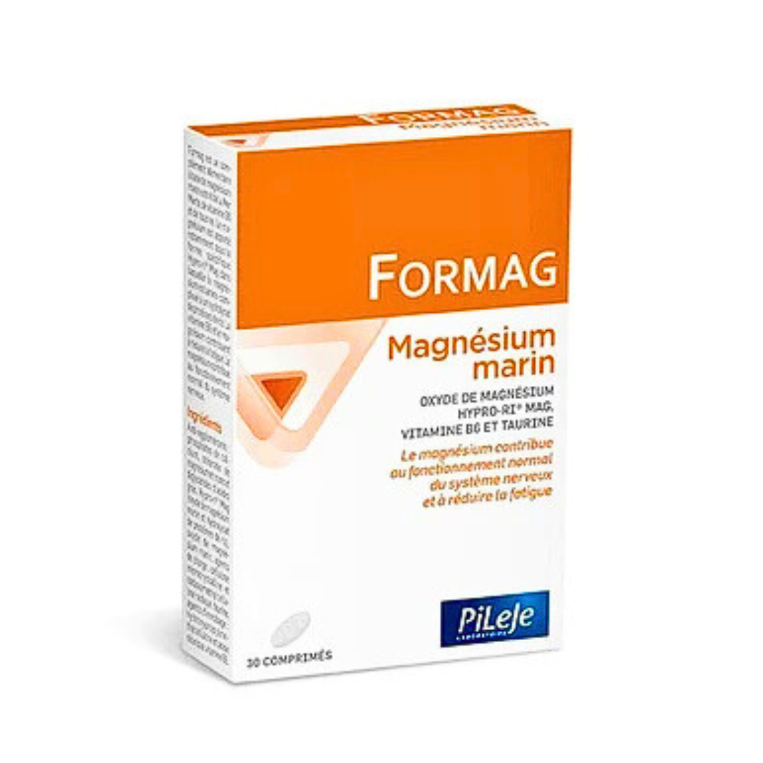 Formag-Magnesium-Marin-30comprimes-1.png Formag Magnesium Marin 30 Comprimes – Image 1