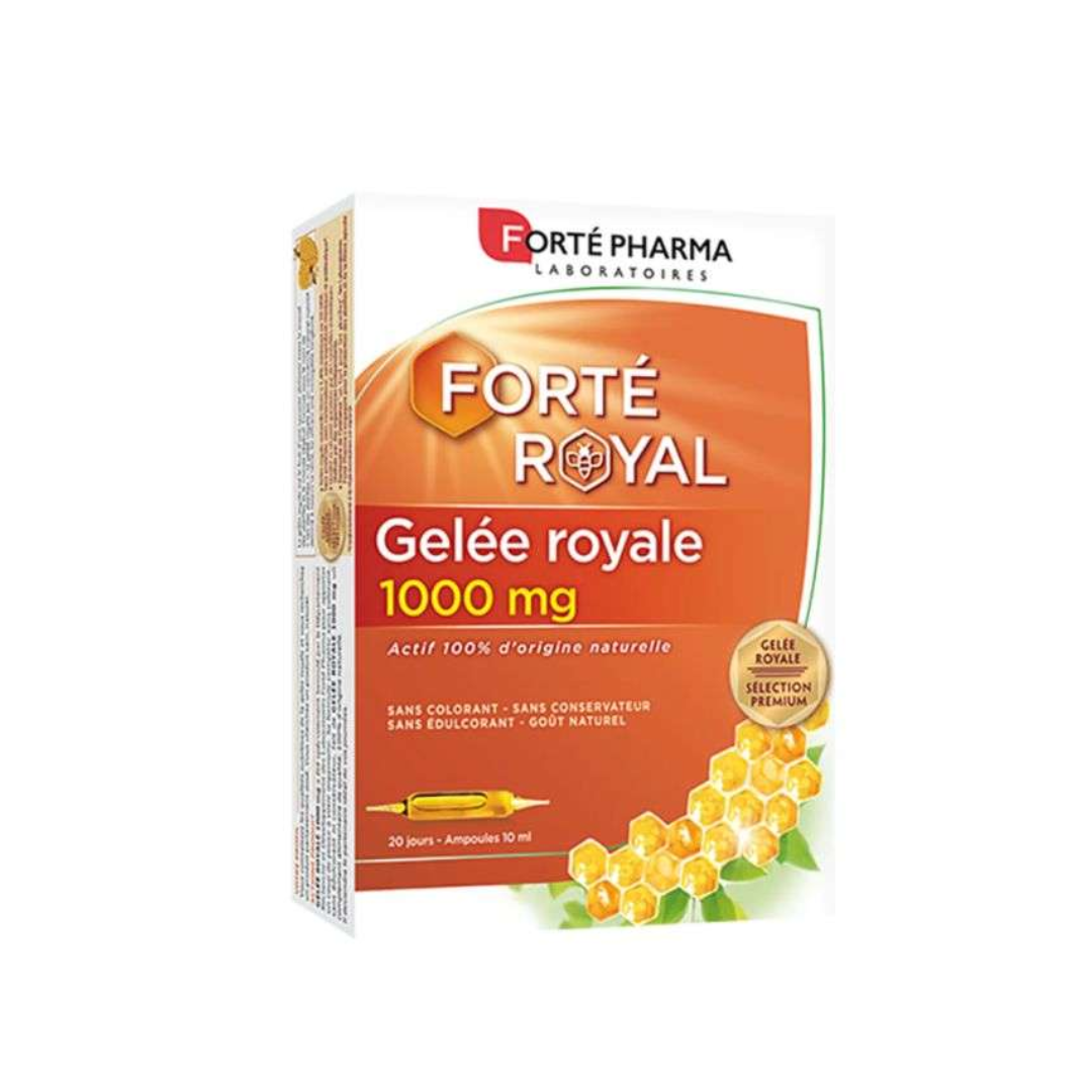 Forte-pharma-Forte-Gelee-royale-20-ampoule-10ml-1.png Forte Pharma Forte Gelee Royale 20 Ampoule x 10ml – Image 1