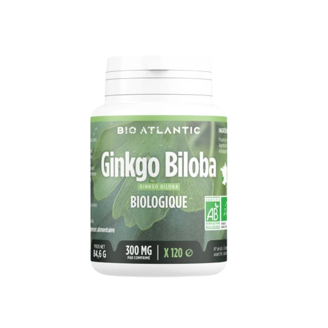 GPH-Bio-Atlantic-Ginkgo-biloba-Bio-120cps-300mg.png GPH Bio Atlantic Ginkgo biloba Bio 120comprimés 300mg – Image 1