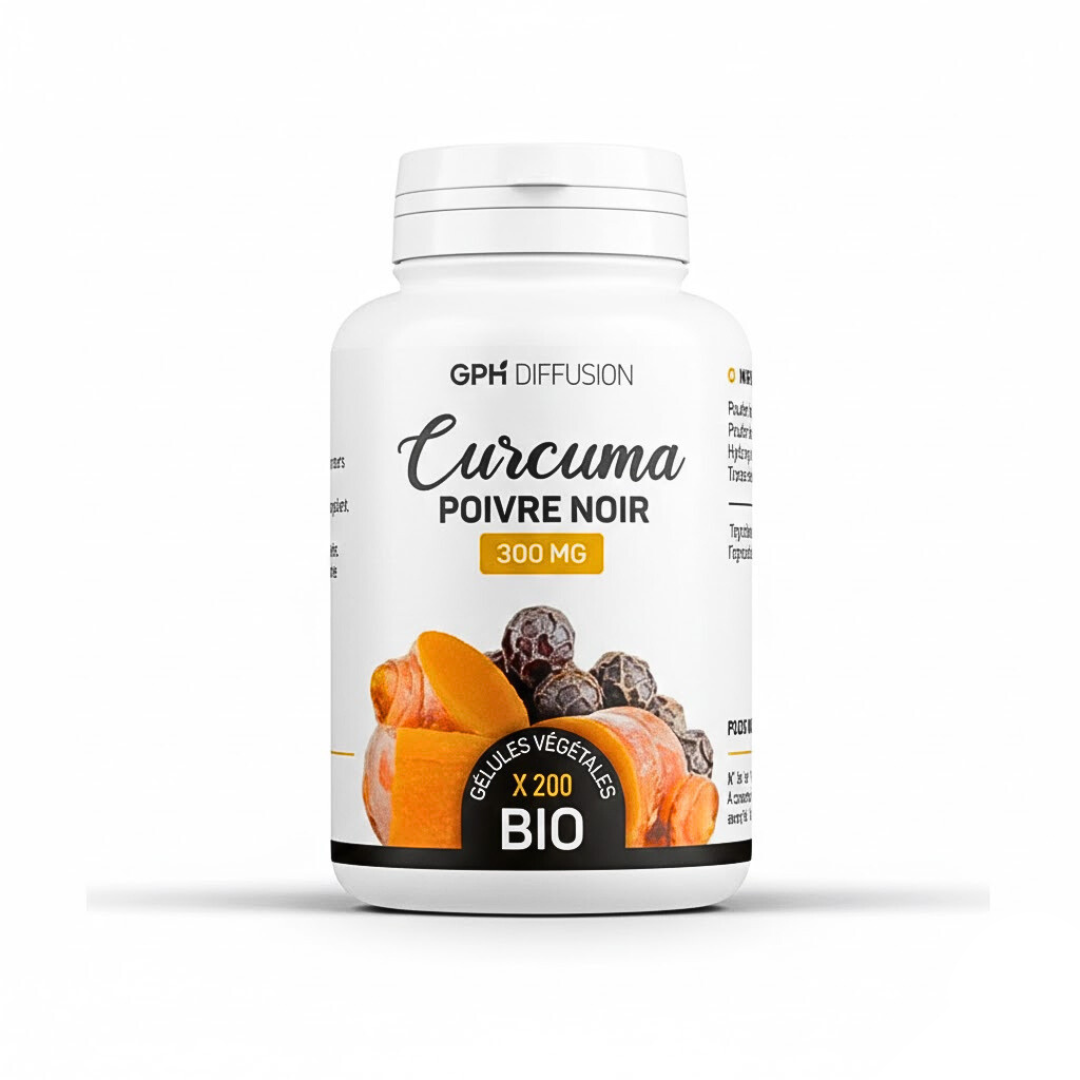 GPH-Curcuma-GingembrePoivre-Noir-200gelules-1.png GPH Curcuma Gingembre+Poivre Noir 200 Gelules – Image 1