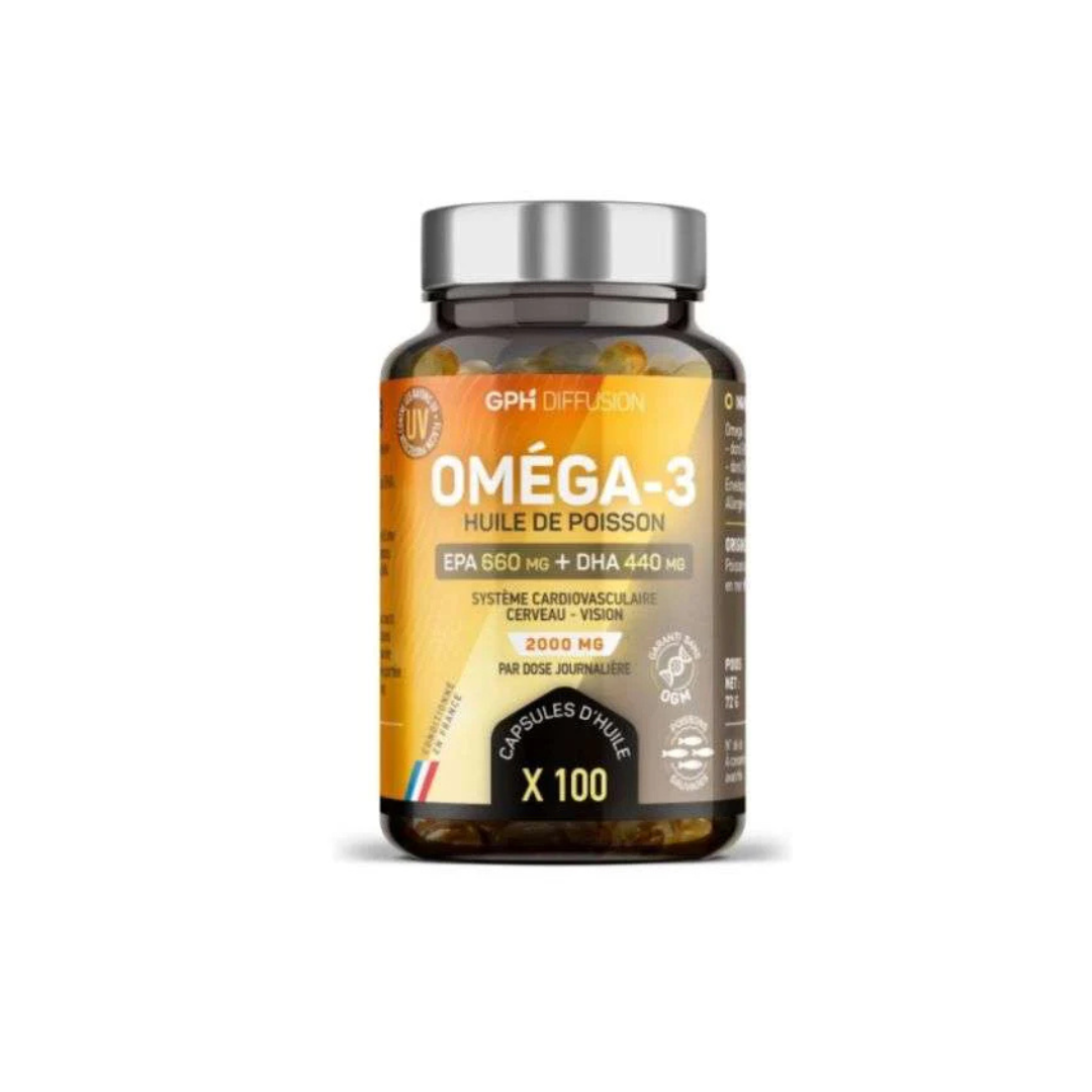 GPH-Omega-3-Marines-100-Capsules.png GPH Omega 3 marines 100 Capsules – Image 1
