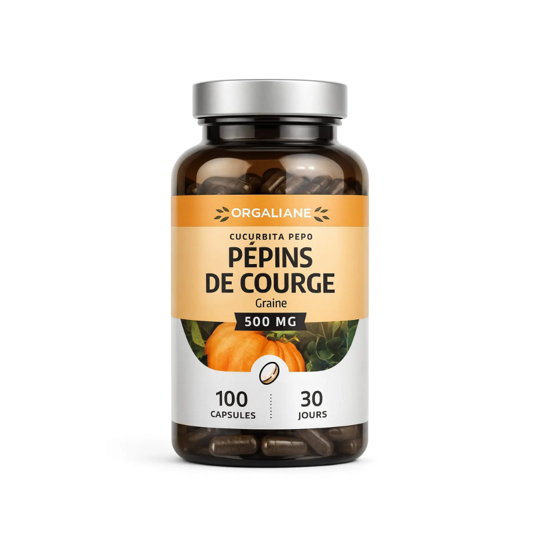 GPH-Orgaliane-Pepins-de-Courge-100-Capsules.png GPH Orgaliane Pepins de Courge 100 Capsules – Image 1