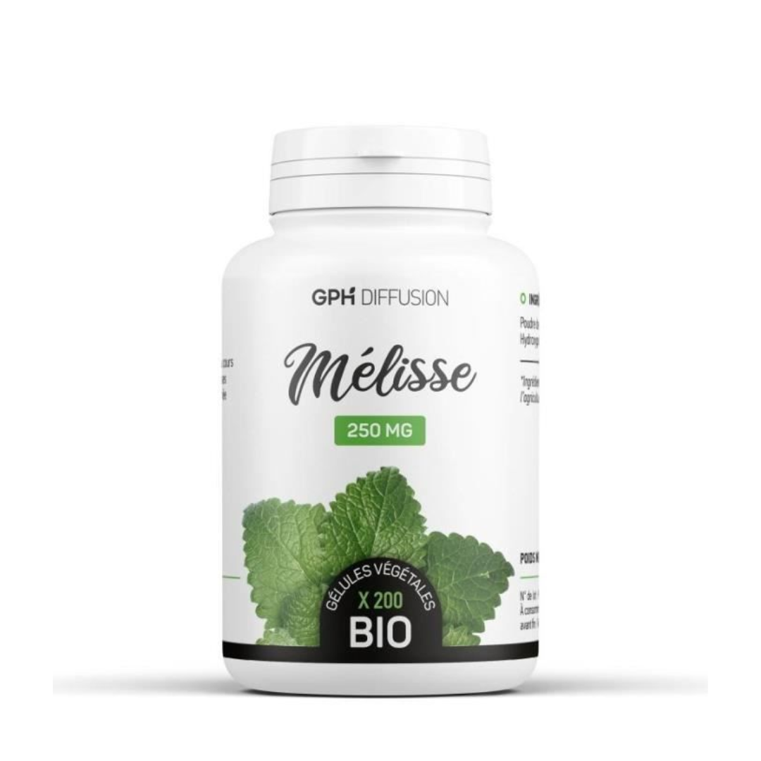 GPHmelisse-200gelules-1.png GPH Melisse 200gelules – Image 1