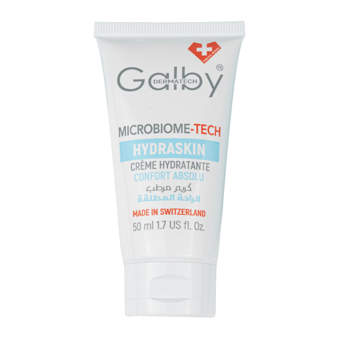 Galby-Dermatech-Hydraskin-Creme-Hydratante-50ml-1.png Galby Dermatech HYDRASKIN Crème Hydratante Confort Absolu 50ml – Image 1