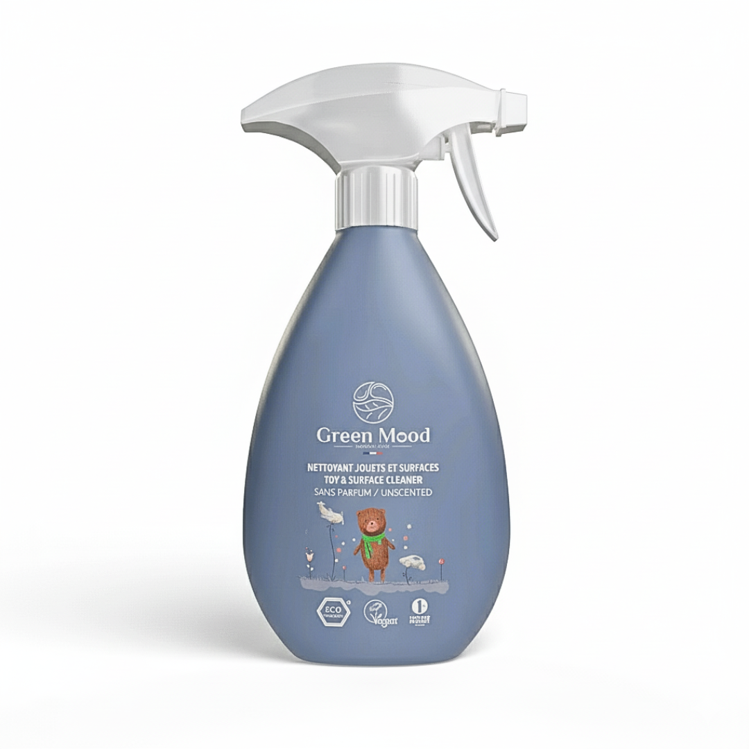 Green-Mood-bb-Nettoyant-Jouets-Surfaces-spray-500ml-1.png Green Mood bebe Nettoyant Jouets & Surfaces Spray 500ml – Image 1