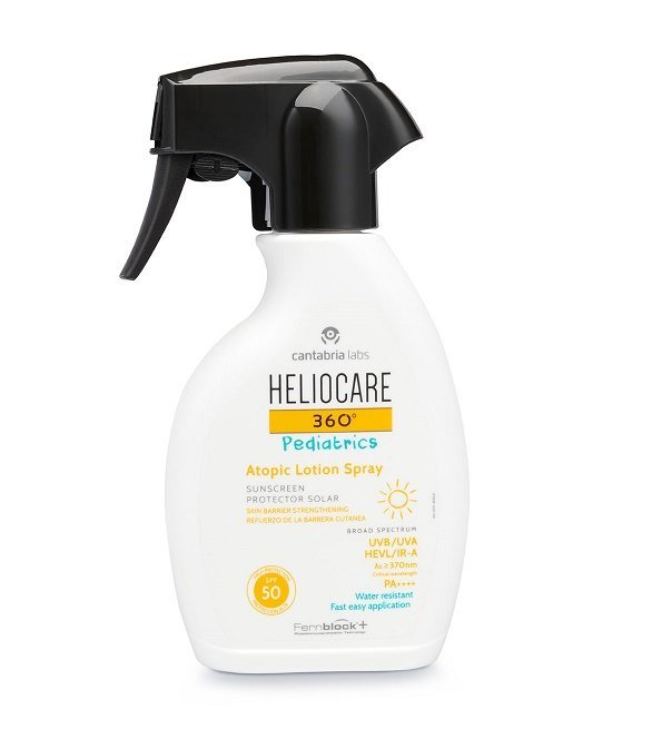 HELIOCARE-360-PEDIATRICS-ATOPIC-LOTION-SPRAY-1.jpg HELIOCARE 360º Pediatrics Atopic Lotion Spray SPF 50 250ml – Image 1