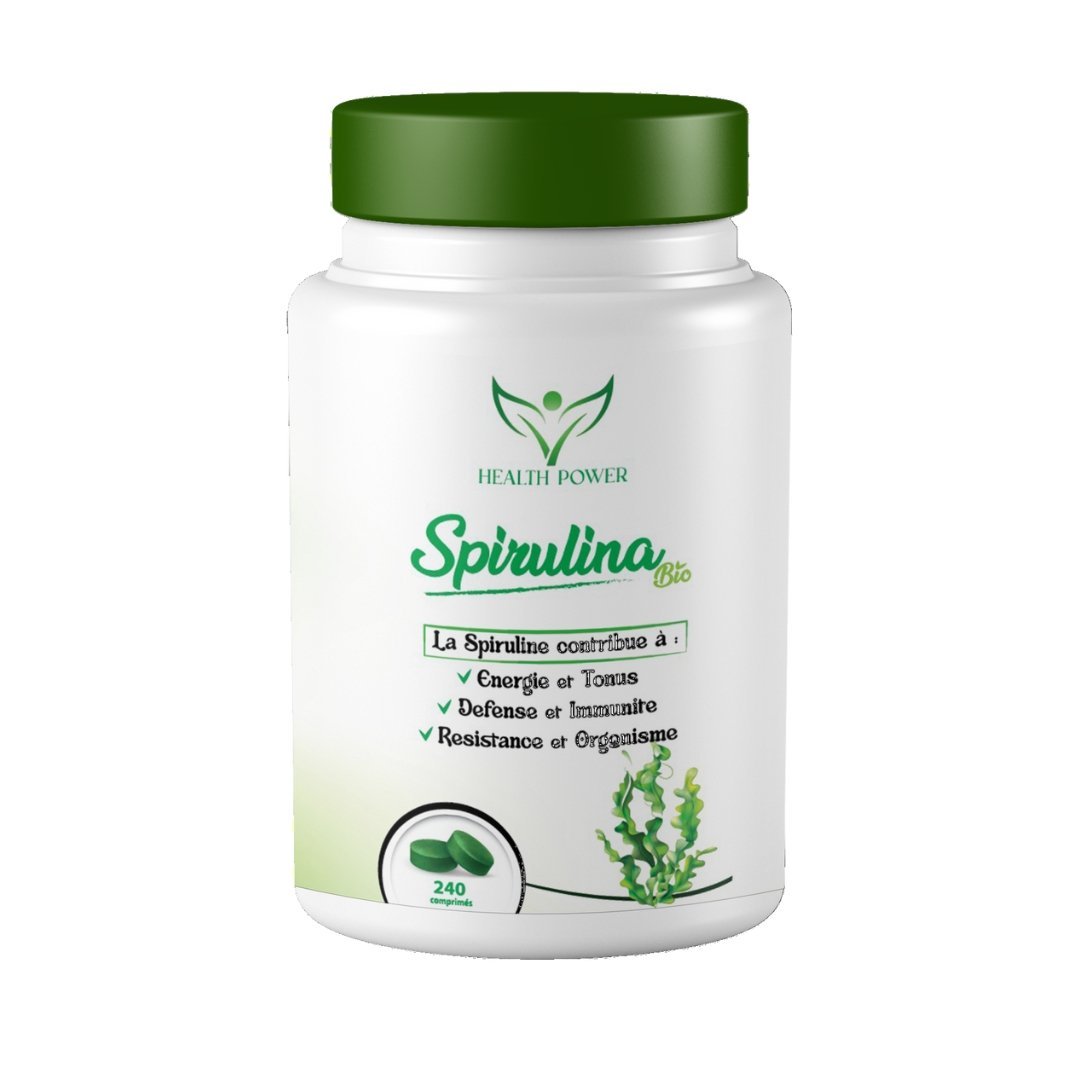 Health-power-Spirulina-240-cps-1.jpg Health Power Spirulina 240 Comprimes – Image 1