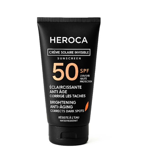 Heroca-Sunscreen-Creme-Solaire-Invisible-spf50-50ml-1.png Heroca Sunscreen Creme Solaire Invisible Spf50+ 50ml – Image 1