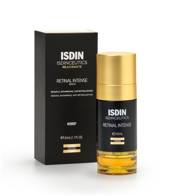 Isdin-Retinal-Intense-serum50ml-1.jpg ISDIN Isdinceutics Retinal Intense Serum 50ml + = Age Reserse Night 8G + Vital Eyes 4G Format Voyage – Image 1