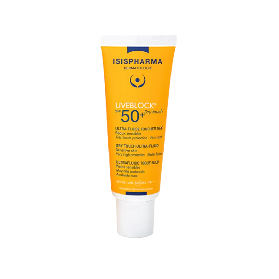 Isis-Uveblock-Dry-touch-Ultra-fluide-spf50-40ml-1.png Isispharma Uveblock Dry Touch Ultra Fluide Spf50 40ml – Image 1