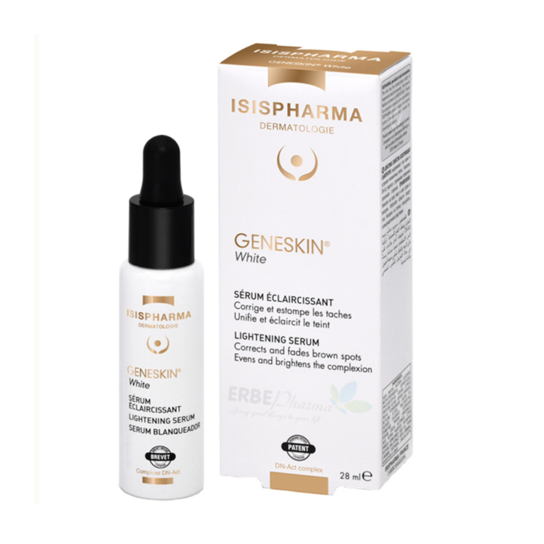 Isis-geneskin-white-serum-eclaircissant-28ml-4.png Isispharma Geneskin White Serum Eclaircissant 28ml – Image 1