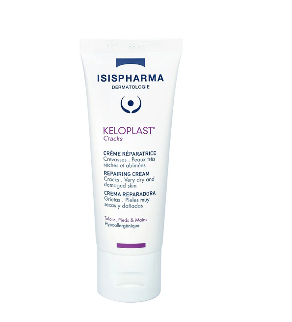 Isispharma-Keloplast-Cracks-Creme-Reparatrice-40ml-1.png ISISPHARMA KELOPLAST Cracks Crème Réparatrice Crevasses 40ml – Image 1