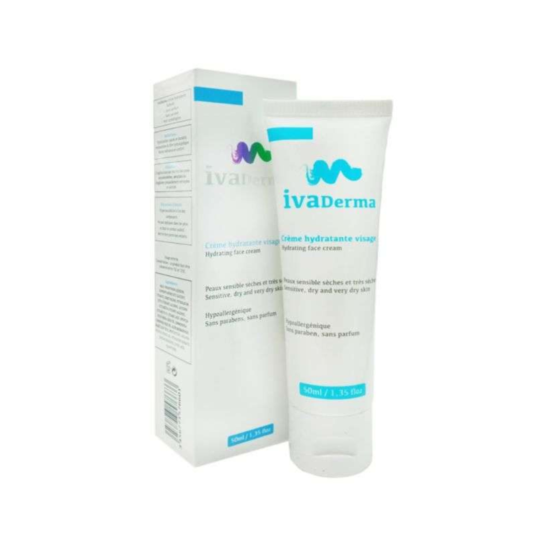 Ivaderma-creme-hydratante-visage-50ml-1.png Ivaderma Creme Hydratante Visage 50ml – Image 1