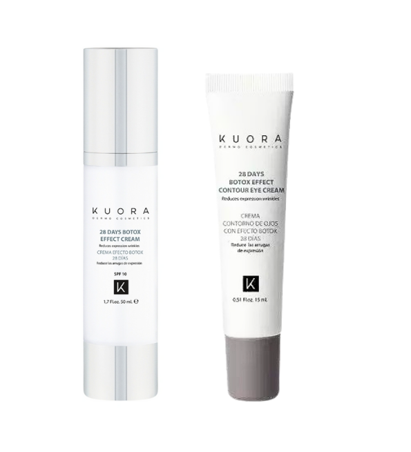 KUORA-Coffret-Effet-Botox-28-jours-50mlEffet-Botox-Yeux-28-jours-1.png KUORA Coffret Effet Botox 28 jours 50ml+Effet Botox Yeux 28 jours – Image 1