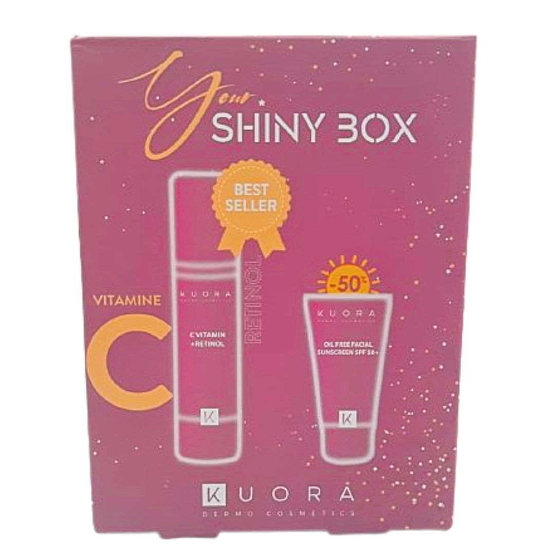 KUORA-duo-pack-vitamin-C-retinol-oil-free-facial-spf50-1.png KUORA Duo Pack Vitamin C Retinol+ Oil Free Facial Spf50 – Image 1