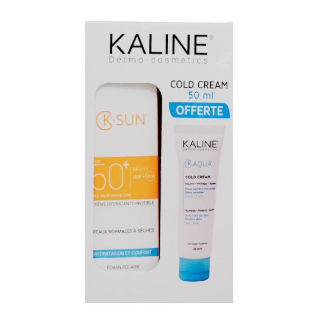 Kaline-k.sun-ecran-invisible-Peaux-Normales-a-Seches-50mlk.aqua-cold-creme-pack-1.png Kaline k.sun ecran invisible Peaux Normales a seches 50ml+k.aqua cold creme pack – Image 1