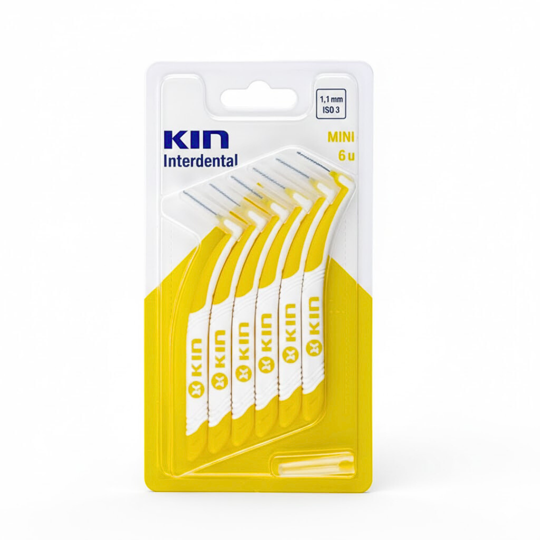 Kin-clinic-brossettes-interdentaire-1.1mm-6unites-1.png Kin Clinic Brossettes Interdentaire 1.1mm 6Unites – Image 1