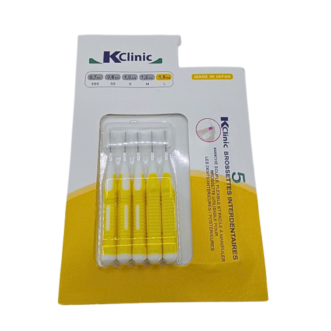 Kin-clinic-brossettes-interdentaire-1.5mm-5unites-1.png Kin Clinic Brossettes Interdentaire 1.5mm 5Unites – Image 1