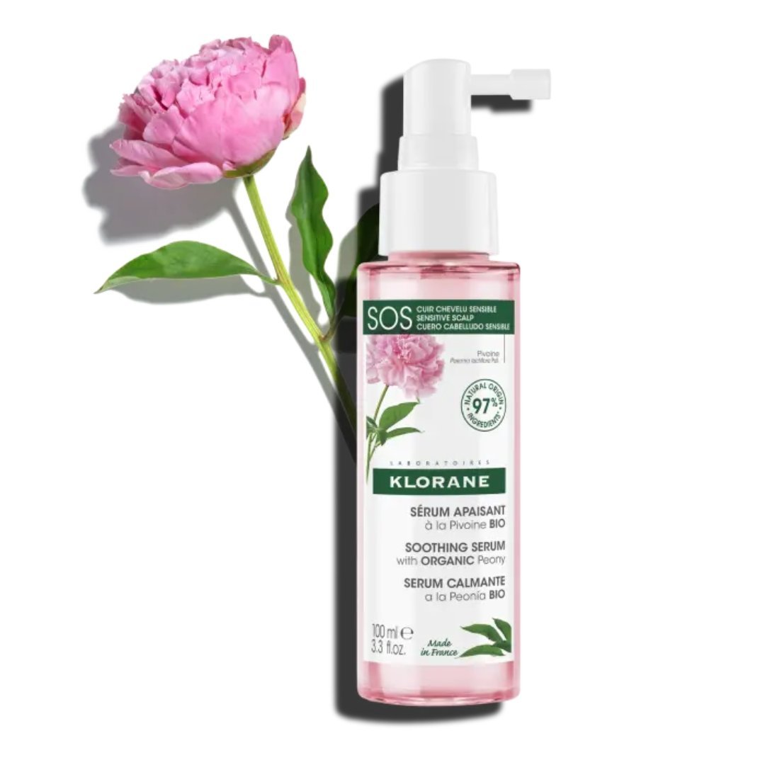 Kl-serum-apaisant-a-la-pivoine-100ml-1.jpg KLORANE Sérum SOS à la Pivoine BIO 100 ml – Image 1