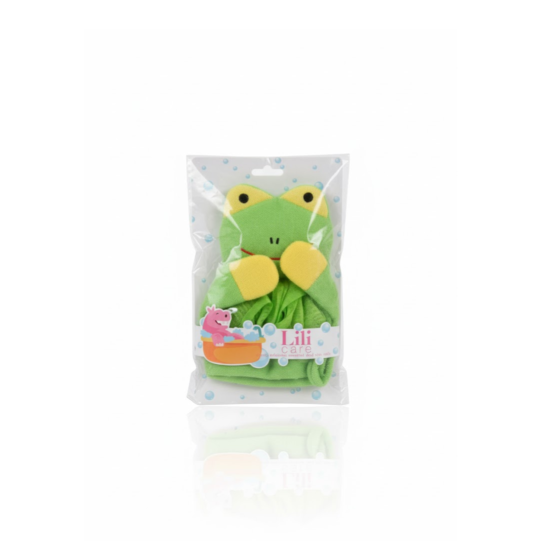 Lili-Care-Gant-De-Savonnage-Enfant-Grenouille-1.png Lili Care Gant De Savonnage Enfant Grenouille – Image 1