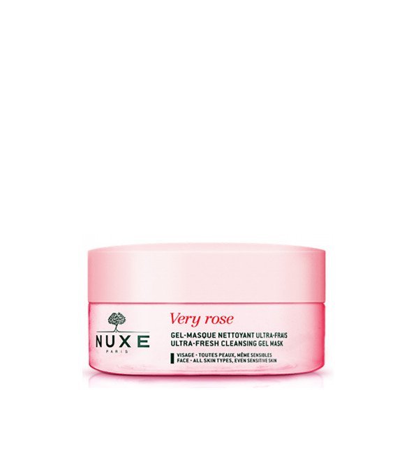 MASQUE.jpg Nuxe Very Rose Gel-Masque Nettoyant Ultra-frais 150ml – Image 1