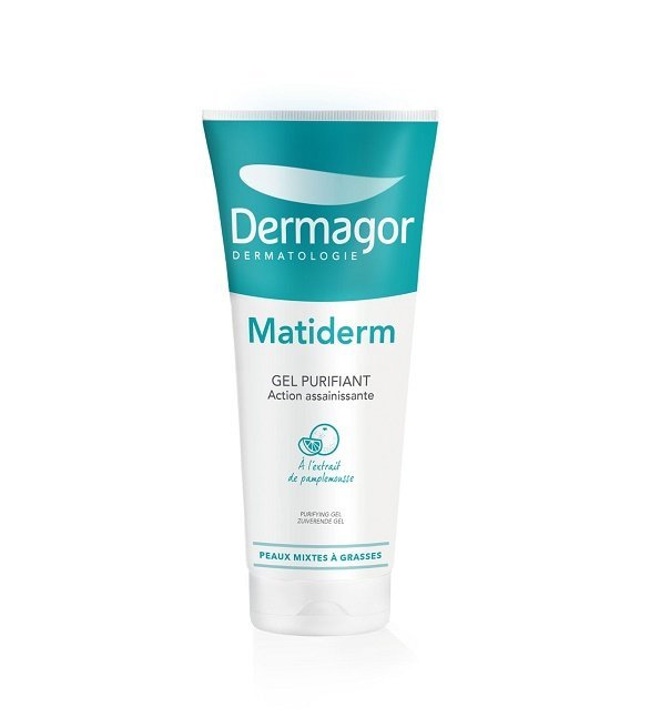 MATIDERM-GEL-PURIFIANT-1.jpg DERMAGOR MATIDERM GEL 200ml – Image 1
