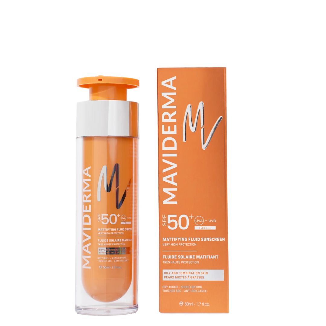 Maviderma-Ecran-Fluide-Matifiant-spf50-50ml-1.png Maviderma Ecran Fluide Matifiant Spf50+ 50ml – Image 1