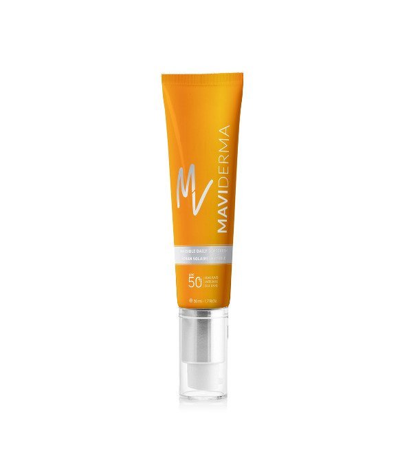 Maviderma-Ecran-solaire-INVISIBLE-spf50-50ml-1.jpg Maviderma Ecran Solaire Invisible spf50+ 50ml – Image 1