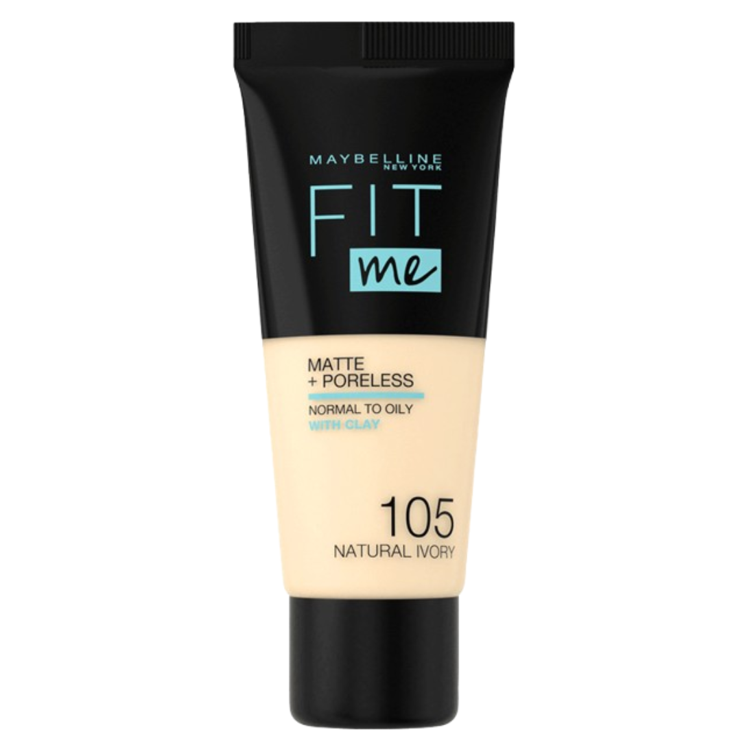 Maybelline-Fit-Me-FDt-Luminous-Smooth-spf18-Nu-105-30ml-1.png Maybelline Fit Me Fond De Teint Luminous +Smooth spf18 Nu 105 30ml – Image 1