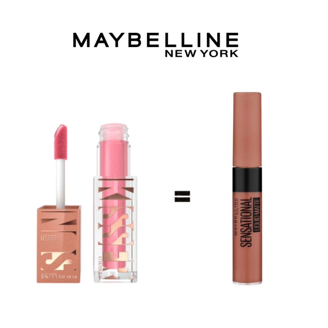 Maybelline-Sun-05-Blazing-Blush-4.7mlSansational-Liquid-N08-Pack-1.png Maybelline Sunkisser 05 Blazing Blush 4.7ml + Sensational Liquid N08 Pack – Image 1