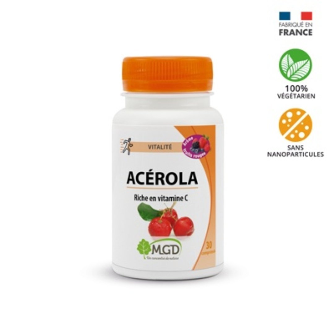Mgd-Acerola-Fruits-rouge-30-gelules-1.jpg MGD Acerola Fruits Rouge 30 Gelules – Image 1