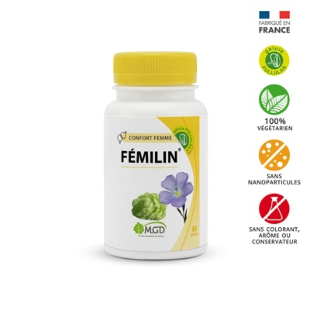 Mgd-Femilin-60-gelules-1.jpg Mgd Nature Femilin 60 gelules – Image 1