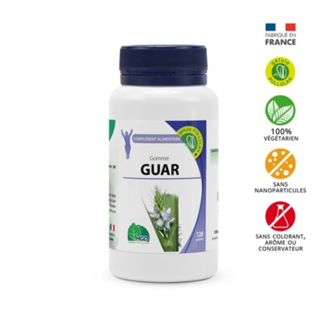 Mgd-Gomme-Guar-120-gelules-1.jpg Mgd Nature Gomme Guar 120 gelules – Image 1