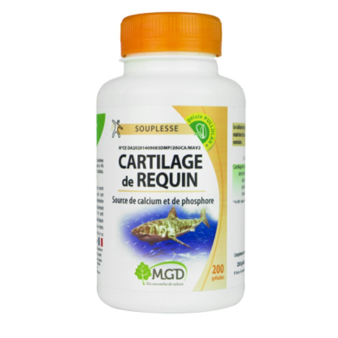Mgd-cartilage-de-requin-200-gelules-1.jpg Mgd Nature Cartilage de requin 200 gelules – Image 1