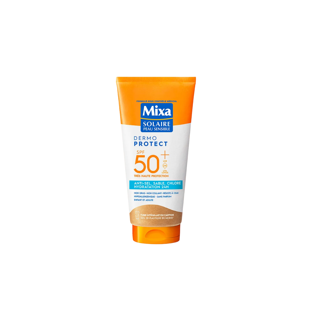 Mixa-Solaire-Lait-Anti-Sable-spf50-175ml-1.png Mixa Solaire Lait Anti-Sable spf50+ 175ml – Image 1