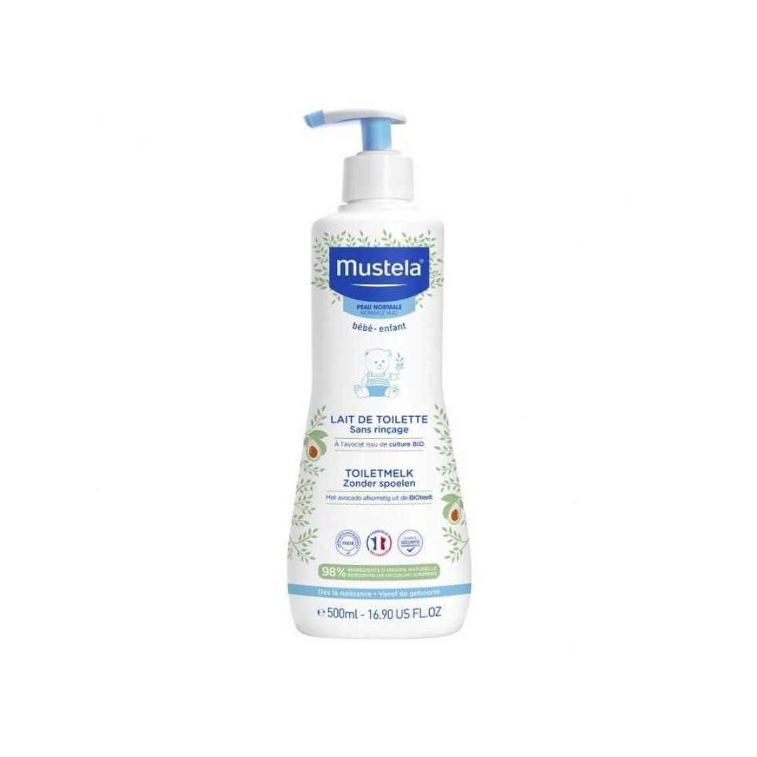 Mustela-Bebe-Lait-de-Toilette-Sans-Rincage-500-ml.png Mustela Bébé Lait de Toilette Sans Rinçage - 500 ml – Image 1
