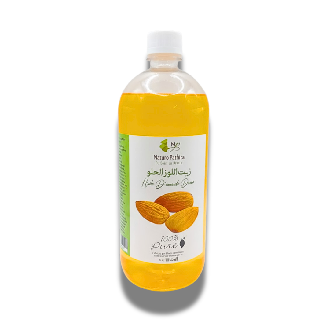 NP-Huile-damande-douce-1L.png Naturo Pathica Huile D'amande Douce 1L – Image 1